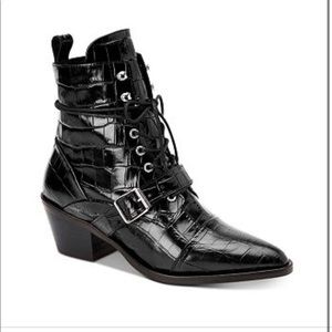 All Saints Katy Croc Boot